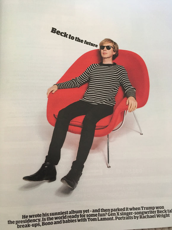 Beck large interview with portraits in the Guardian.