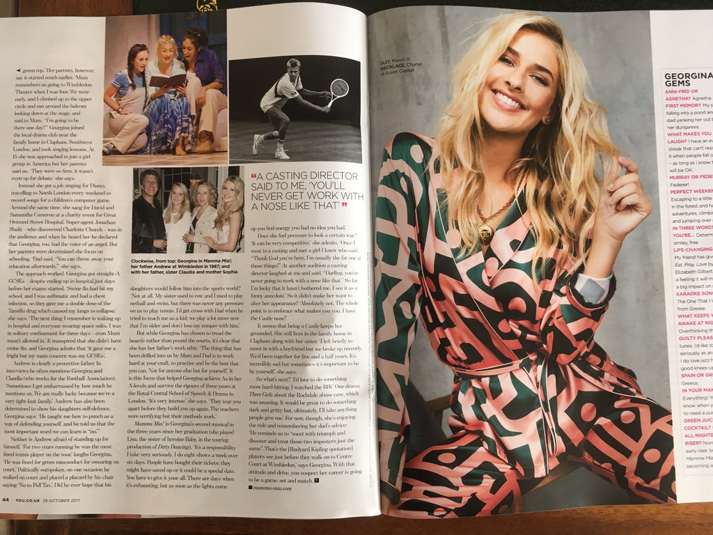 UK You Magazine 29 October 2017 Trinny Woodall Georgina Castle Dodie Clark