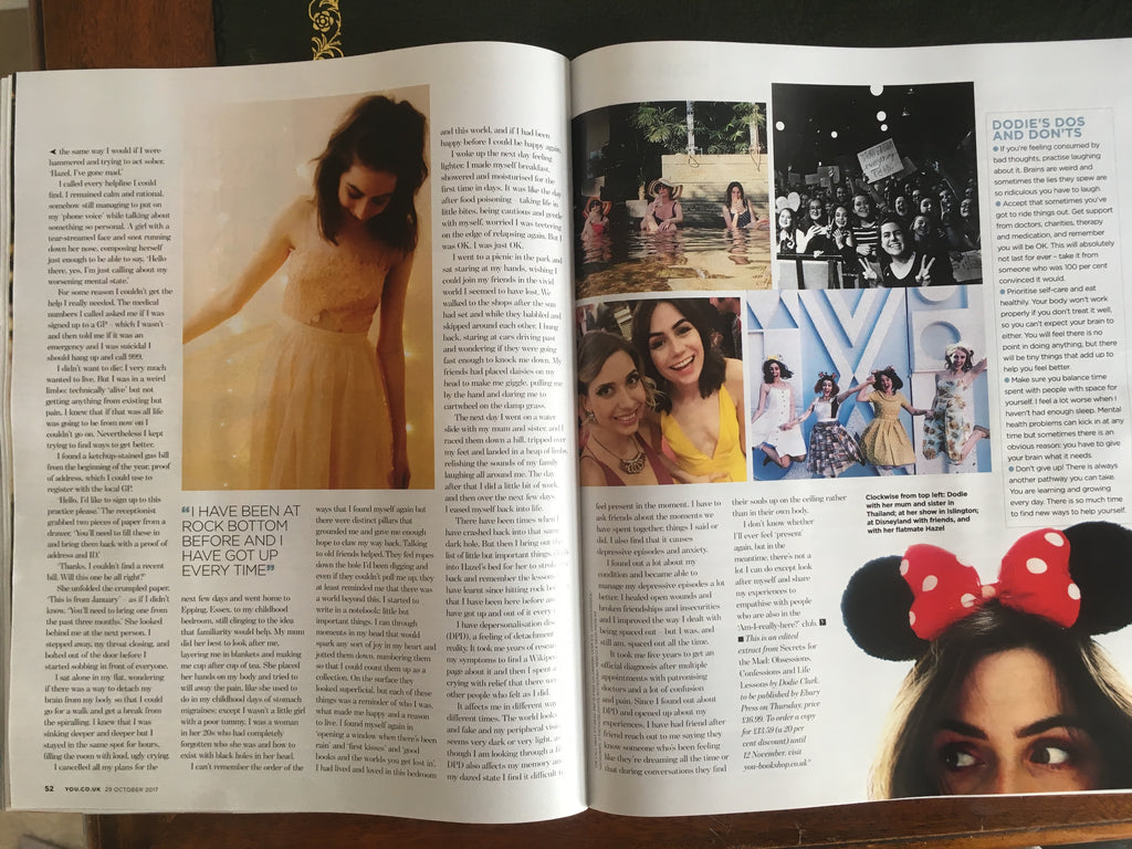 UK You Magazine 29 October 2017 Trinny Woodall Georgina Castle Dodie Clark
