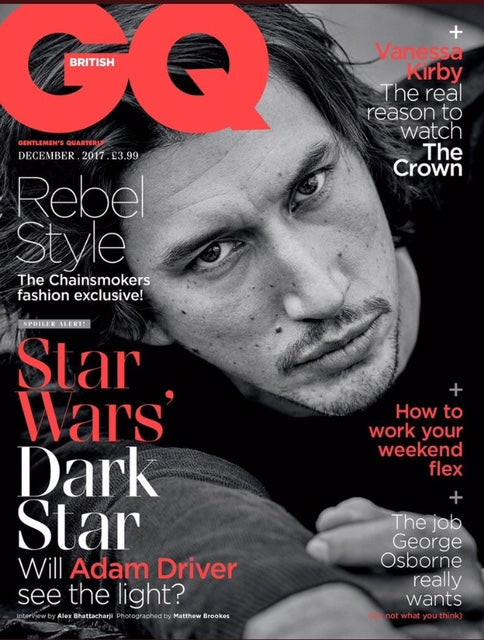 GQ Magazine Adam Driver cover