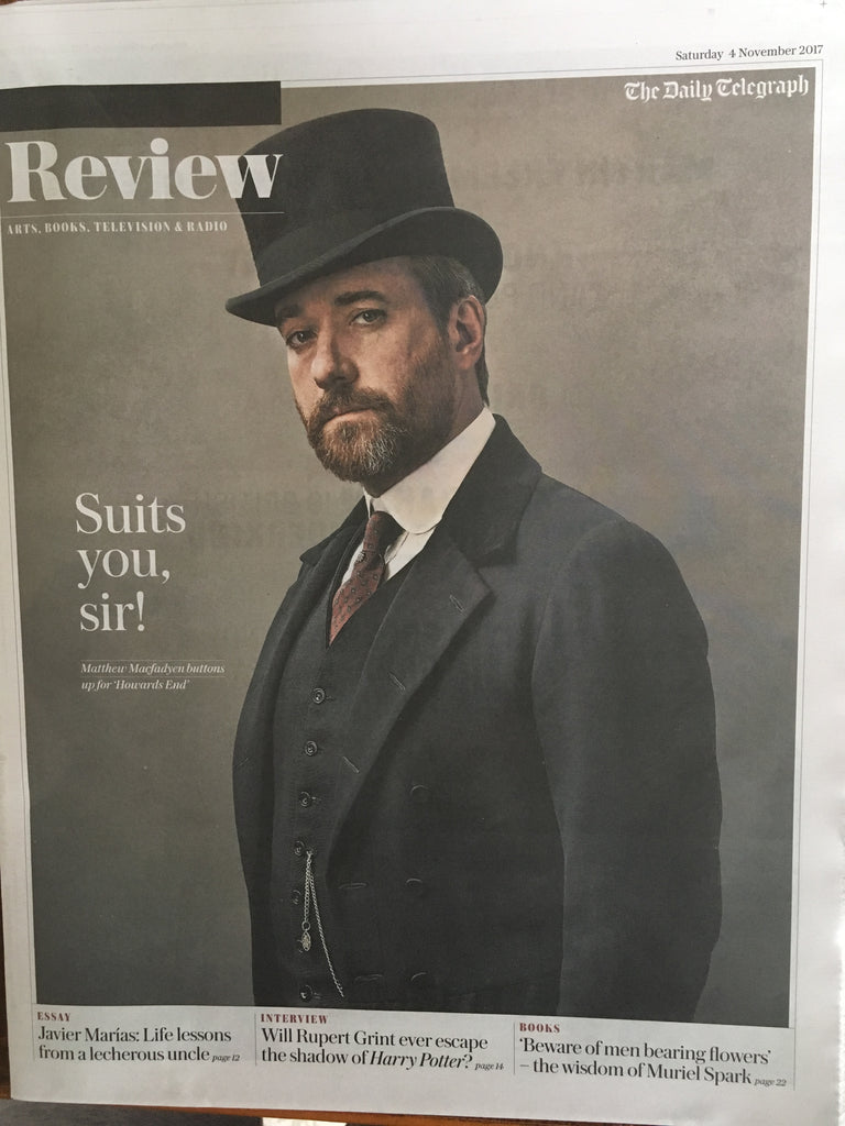Matthew MacFadyen on the cover of UK Telegraph Review