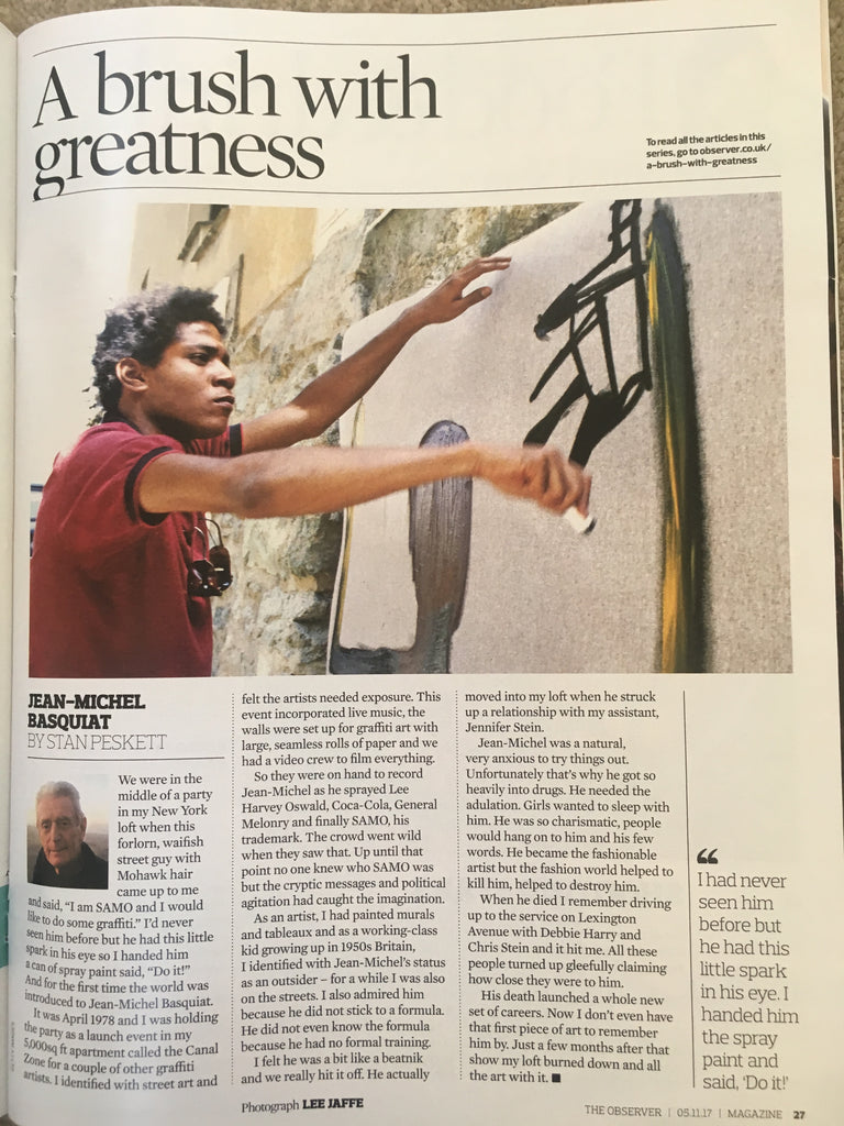 UK Observer Magazine November 2017 Mary J Blige Hugh Bonneville Jean-Michel Basquiat