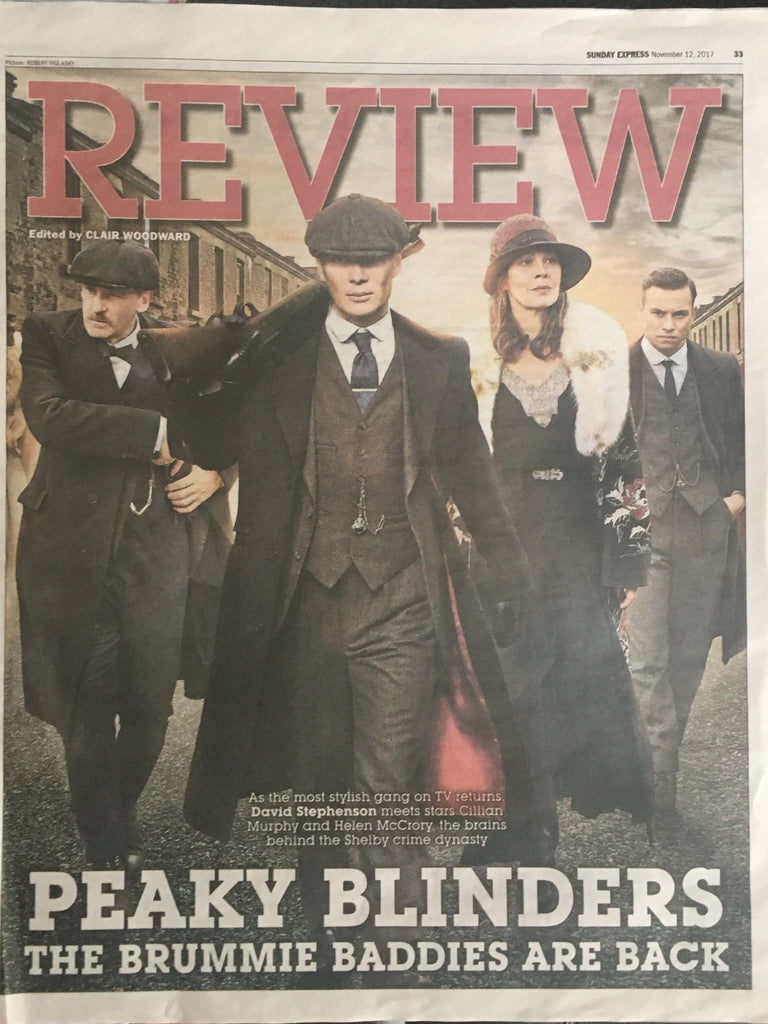 Sunday Express Review November 2017 Cillian Murphy Helen McCrory Peaky Blinders