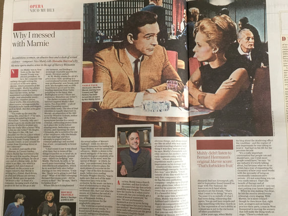 Telegraph Review Supplement 18th November 2017 Cate Blanchett Nico Muhly