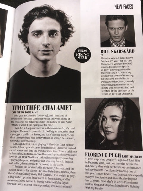 Timothée Chalamet UK Film Magazine 2017