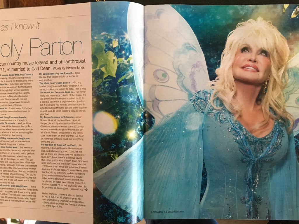 UK S Magazine December 2017 Dolly Parton Christine Allado Tina Hobley Blue