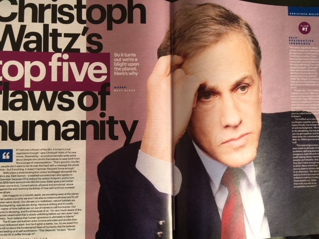 UK Shortlist Magazine 18 January 2018 Christoph Waltz Jack Davenport