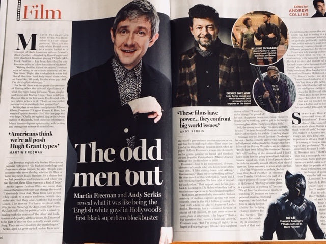 Radio Times Magazine 10th Feb 2018 Aidan Turner David Tennant Martin Freeman