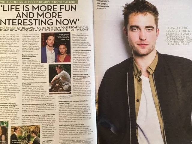 UK OK! Magazine June 2017 Robert Pattinson Good Time Interview