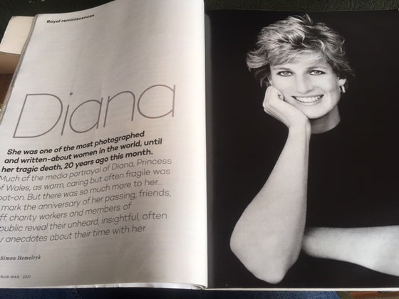 UK Saga Magazine August 2017 - PRINCESS DIANA - Secret Stories from those who knew her