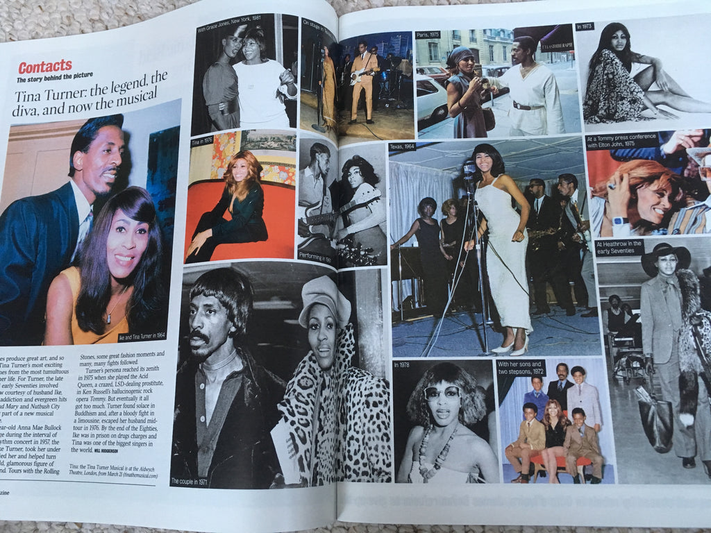 UK Times Magazine MARCH 2018: TINA TURNER The Musical JOHN MALKOVICH