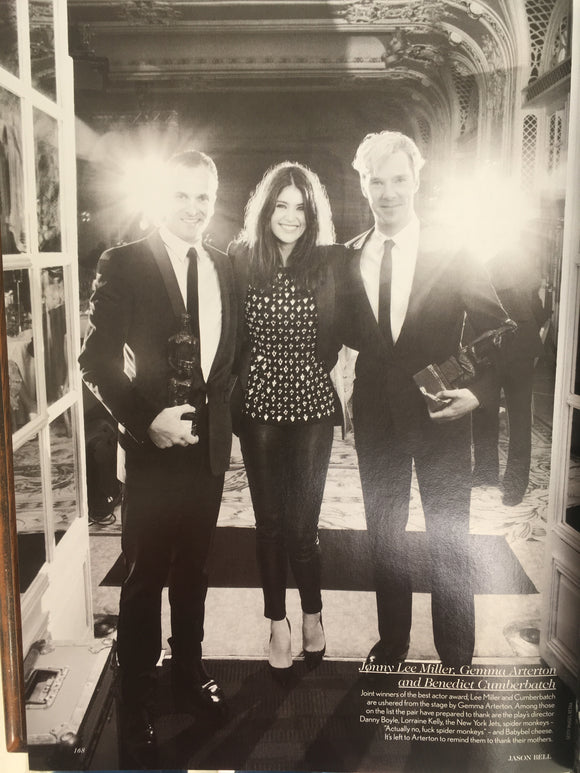 UK Vogue Magazine 2012 BENEDICT CUMBERBATCH & JONNY LEE MILLER