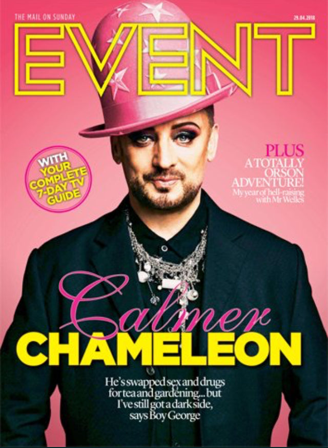 UK Event Magazine 29th April 2018 Boy George Cover And Exclusive Interview