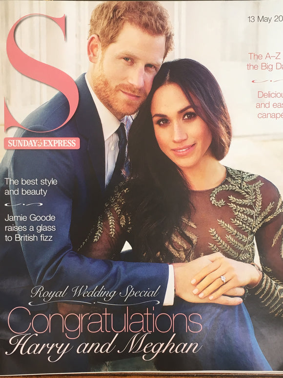 UK S Magazine May 13th 2018: PRINCE HARRY & MEGHAN MARKLE ROYAL WEDDING SPECIAL