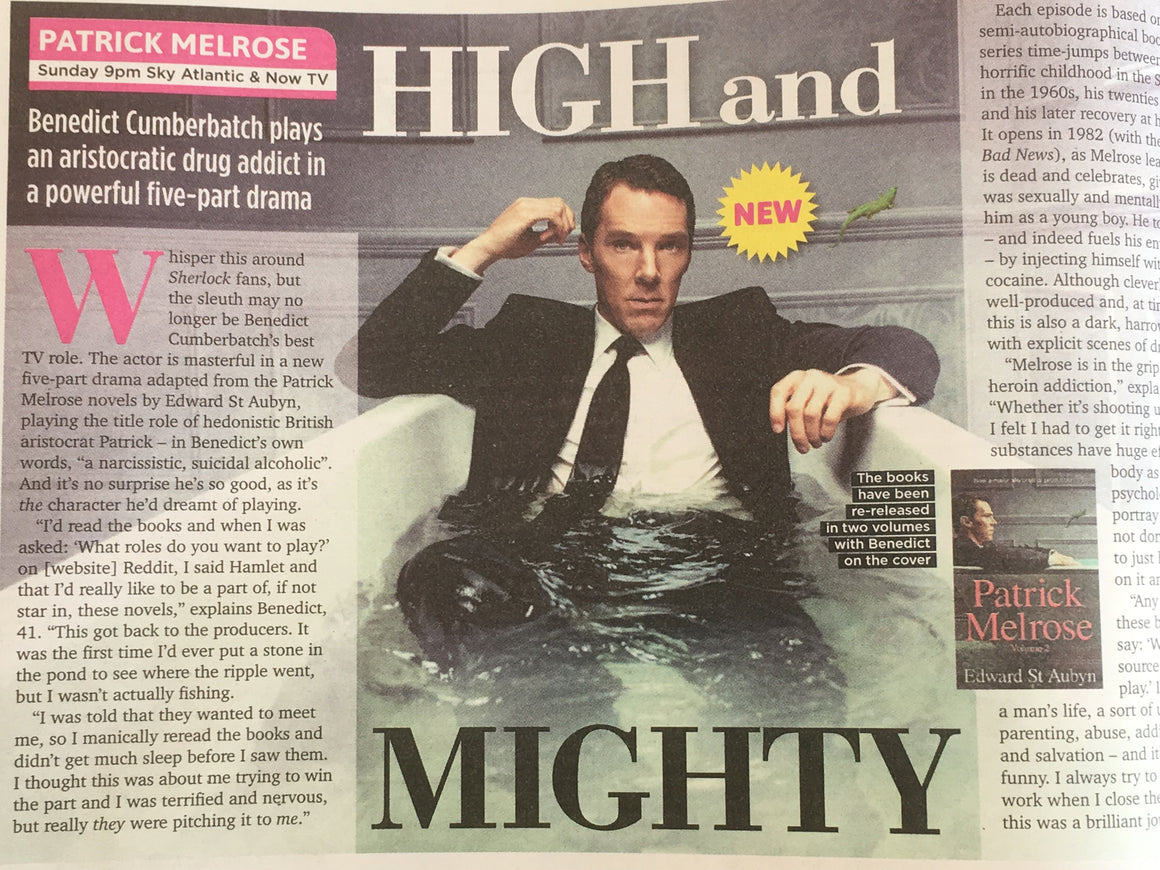 UK Sun TV Magazine May 2018: BENEDICT CUMBERBATCH Interview