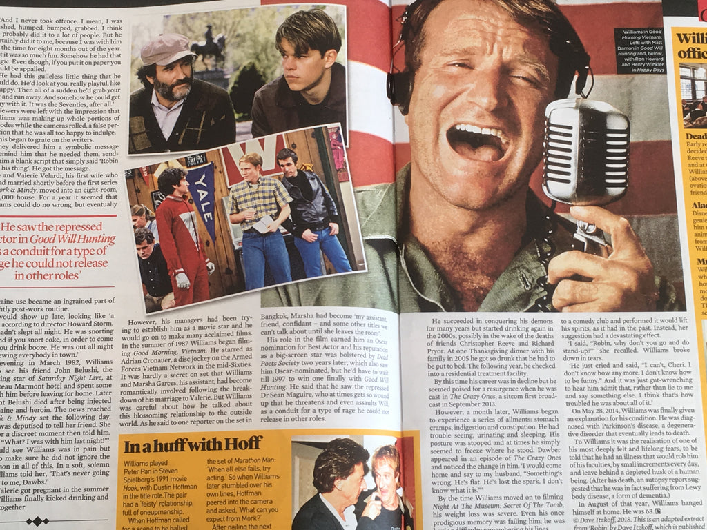 UK Event Magazine May 2018 Robin Williams Cover
