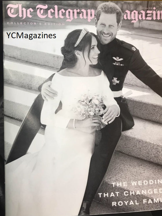 MEGHAN MARKLE PRINCE HARRY ROYAL WEDDING SOUVENIR UK Telegraph Magazine May 2018