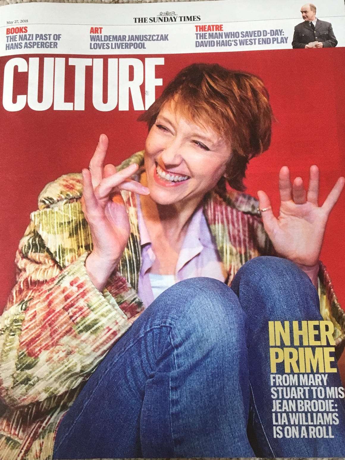UK Culture Magazine May 2018: LIA WILLIAMS Ben Whishaw ROSS LYNCH Miah Persson