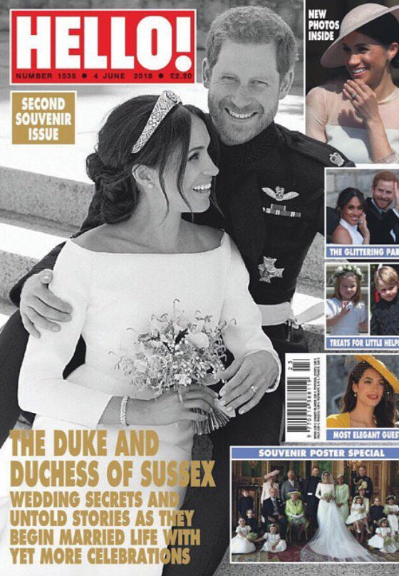 MEGHAN MARKLE PRINCE HARRY ROYAL WEDDING 2nd SOUVENIR Hello! Magazine JUNE 2018