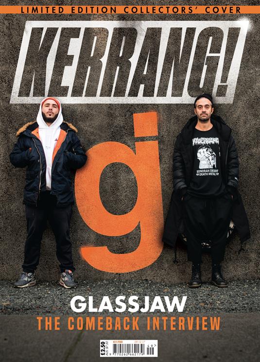 Kerrang 1700 December 9th 2017 Glassjaw Limited Edition Collectors cover