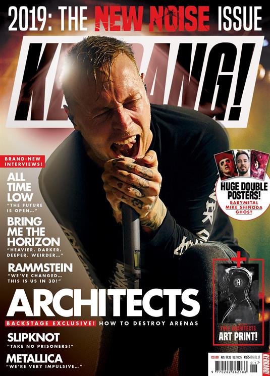 UK KERRANG! January 2019: ARCHITECTS Babymetal GHOST Mike Shinoda Bring Me The Horizon