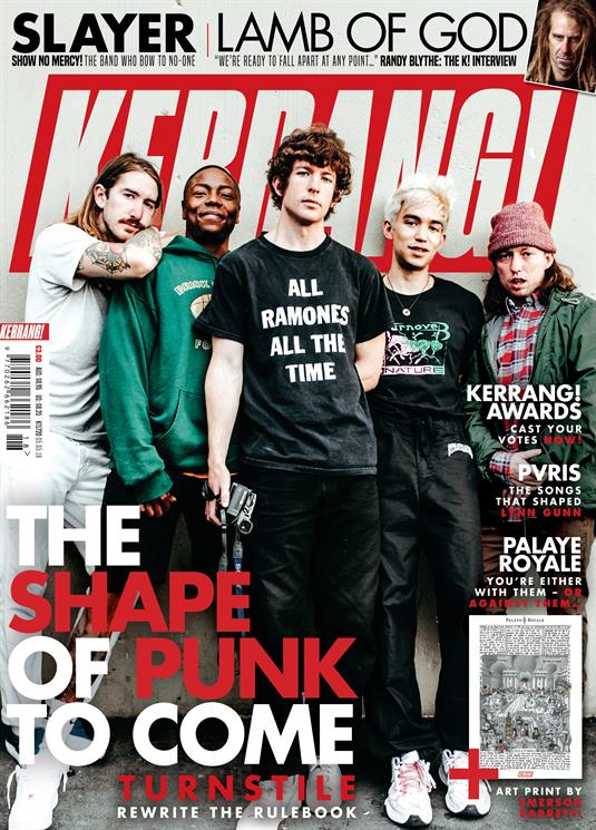 Kerrang! Magazine May 2018: TURNSTILE PVRIS Lynn Gunn LAMB OF GOD Slayer Palaye Royale