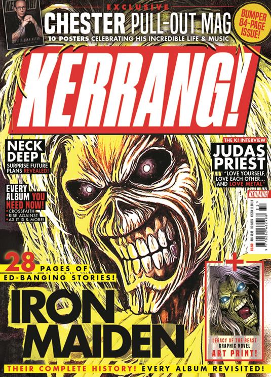 UK Kerrang! Magazine August 2018: CHESTER BENNINGTON Special Poster Magazine - 10 Posters