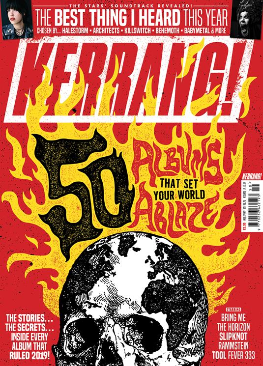 KERRANG! magazine December 2019: BABYMETAL Rammstein TOOL Behemoth SLIPKNOT