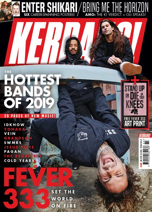 KERRANG! magazine 17 Jan 2019 Fever 33 + IDKHOW - Bring Me The Horizon Enter Shikari