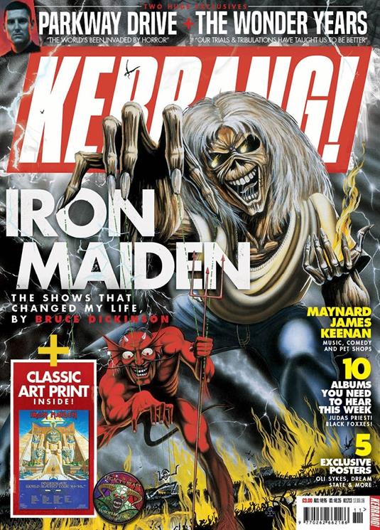 Kerrang! Magazine 17th March 2018 Iron Maiden Bruce Dickinson Exclusive