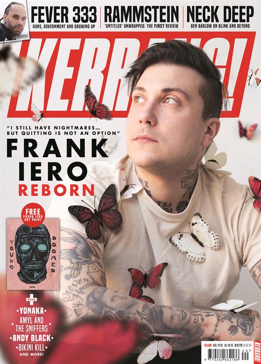 KERRANG! magazine 18 May 2019 Frank Iero (+ art print) Rammstein Andy Black