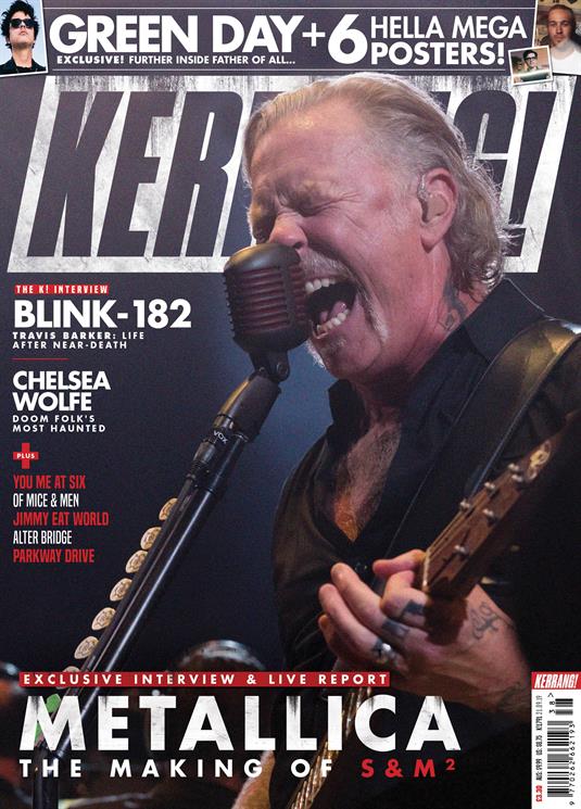 KERRANG! magazine 21 Sept 2019 Metallica Cover + Art Print - Green Day Blink-182