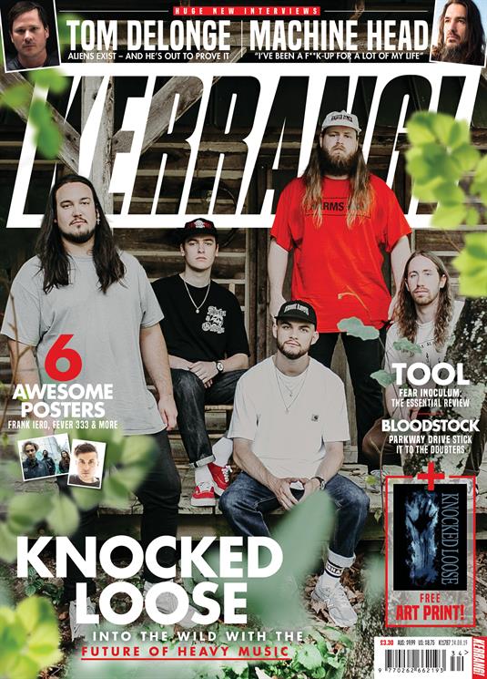 KERRANG! magazine Aug 24 2019: Knocked Loose + Art Print - Tool Machine Head