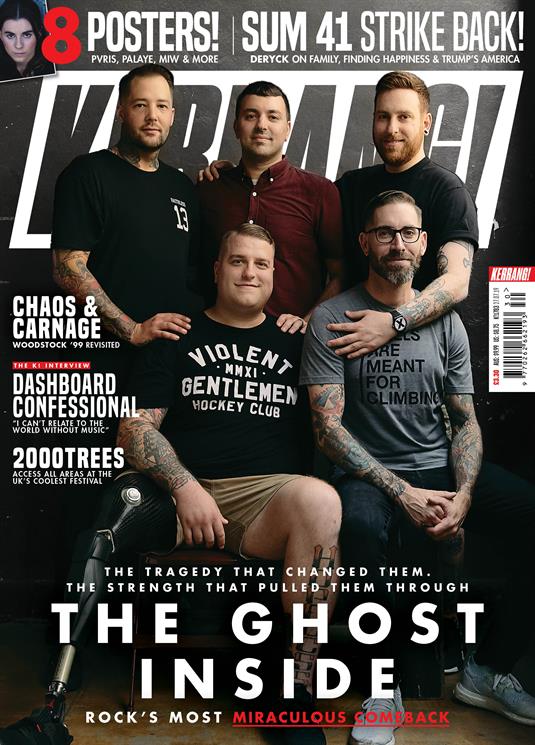 KERRANG! magazine July 2019: The Ghost Inside - Sum 41 - Dashboard Confessional PVRIS