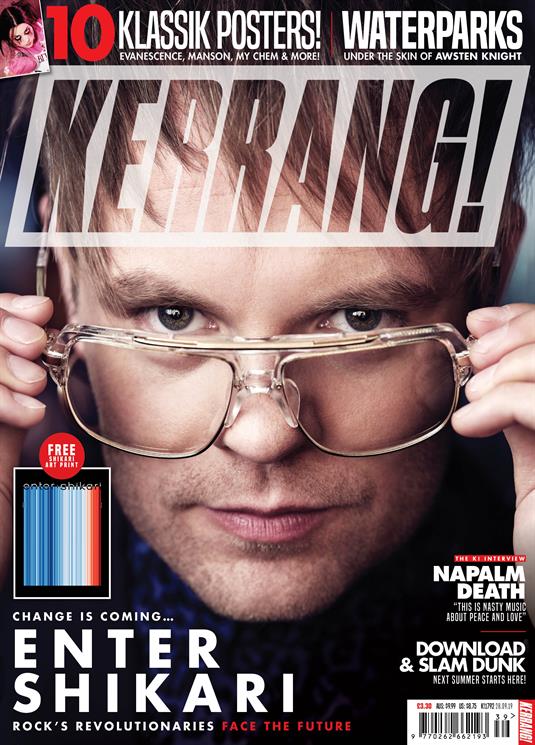 KERRANG! magazine 28 Sept 2019 Enter Shikari Cover + Art Print - Evanescence MCR