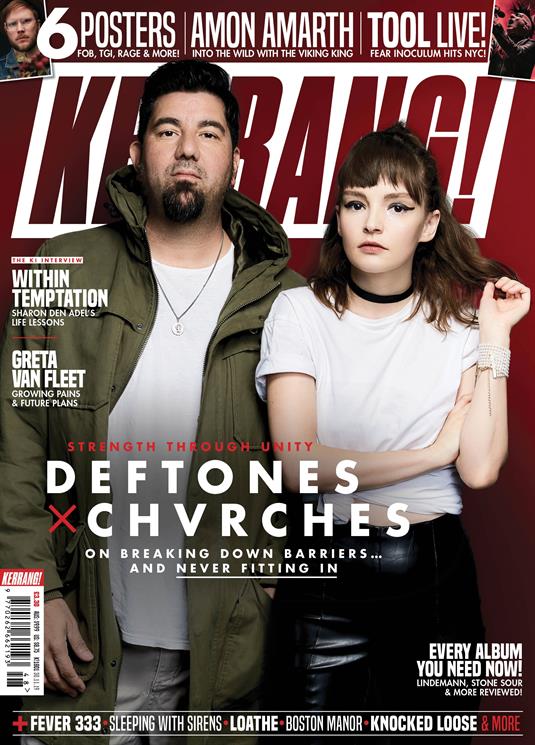 KERRANG! magazine Nov 2019: Deftones + Chvrches - Greta Van Fleet Tool Within Temptation