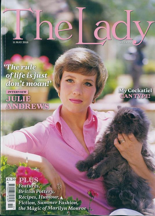 THE LADY magazine May 2018 Julie Andrews Photo Cover Interview // Marilyn Monroe