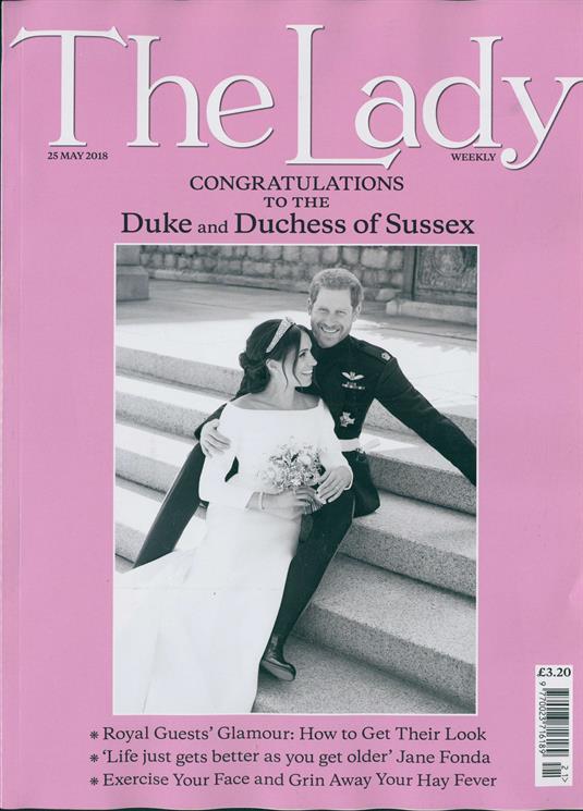 MEGHAN MARKLE PRINCE HARRY ROYAL WEDDING SOUVENIR The Lady Magazine May 2018