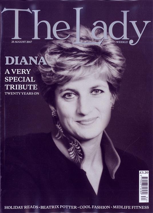 UK Lady magazine 25 August 2017 Princess Diana - A Very Special Tribute