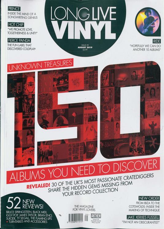 Long Live Vinyl Magazine August 2019: PRINCE - Inside the Mind of A Songwriting Genius