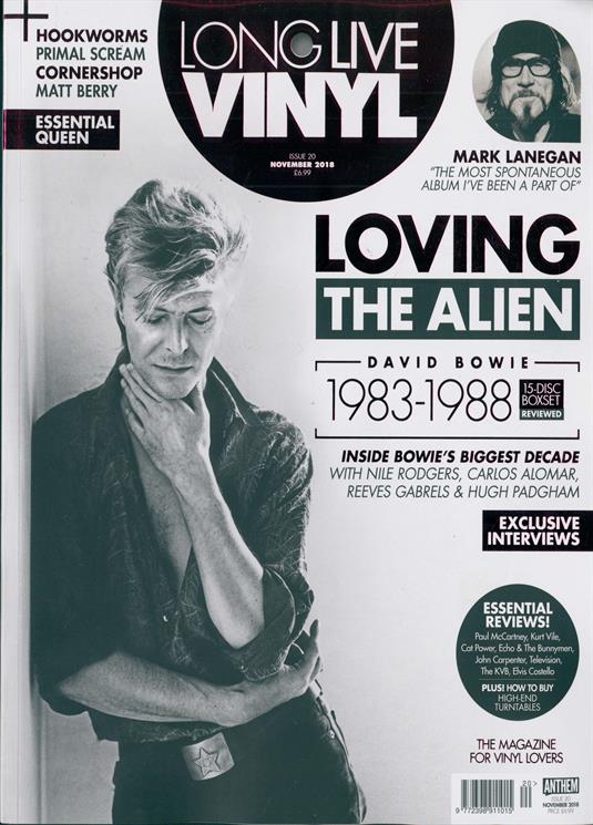 UK Long Live Vinyl Magazine November 2018: DAVID BOWIE - LOVING THE ALIEN