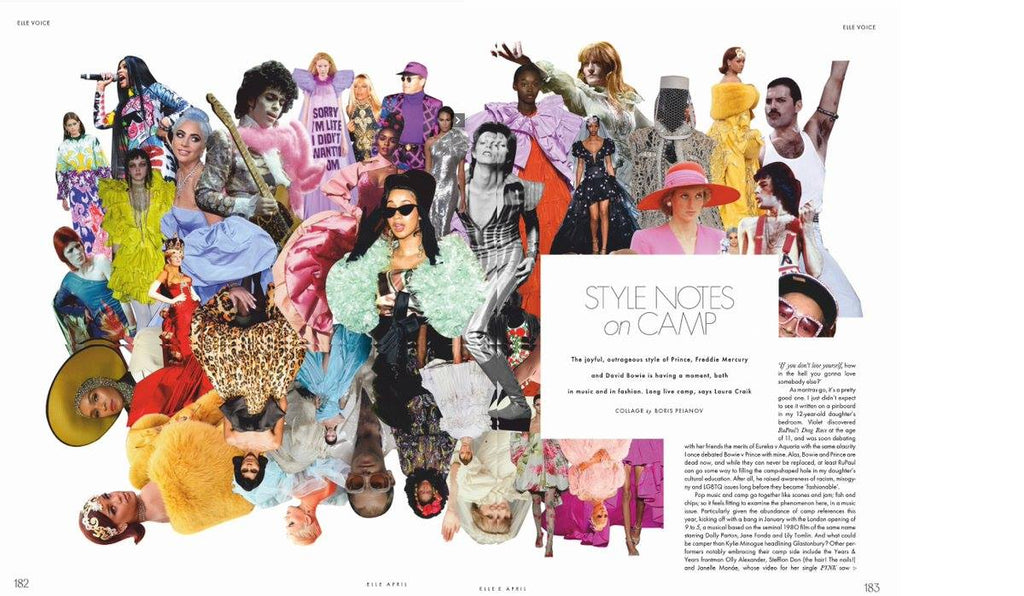 UK Elle Magazine April 2019: TAYLOR SWIFT COVER & FEATURE - ADAM LAMBERT