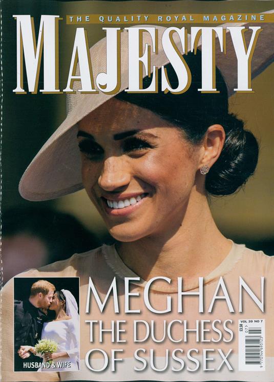 UK Majesty Magazine July 2018 Meghan Markle & Prince Harry Royal Wedding Special