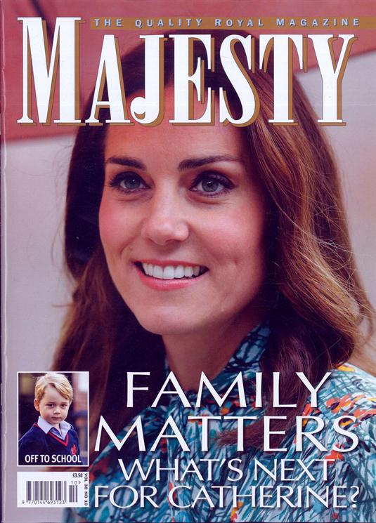 MAJESTY magazine October 2017 - Kate Middleton Prince George