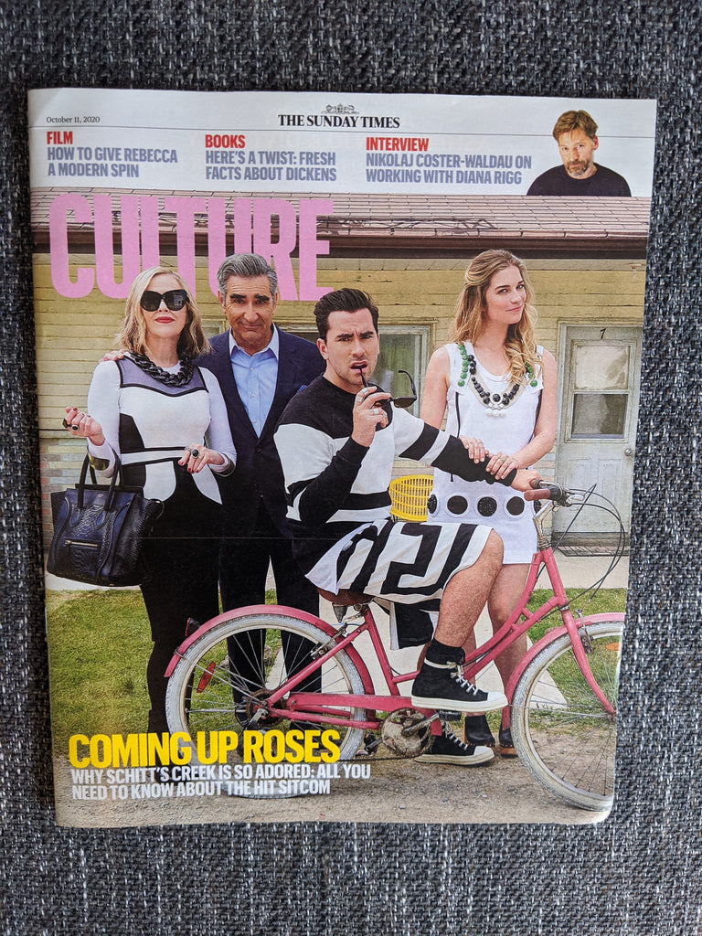 UK Culture Magazine 10/2020: SCHITT'S CREEK Nikolaj Coster-Waldau CATHERINE O'HARA