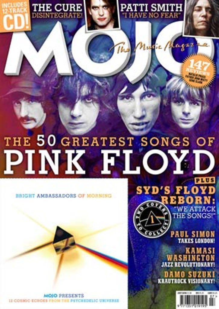 MOJO magazine July 2018 cover Pink Floyd Patti Smith Paul Simon Syd Barrett (No CD)