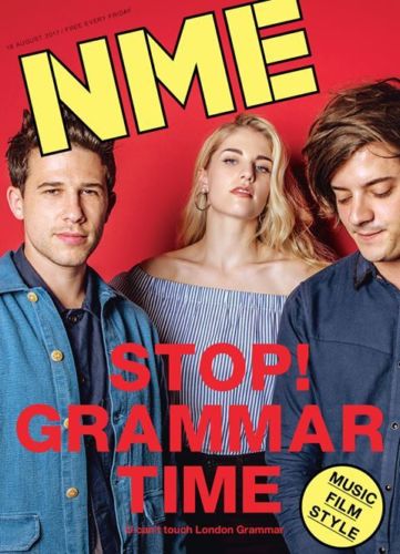 LONDON GRAMMAR Photo Cover interview UK NME MAGAZINE August 18th 2017
