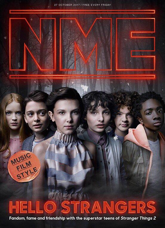 Magazine Stranger NME Magazine 27th October 2017 - Stranger Things 2 Cover Finn Wolfhard ...