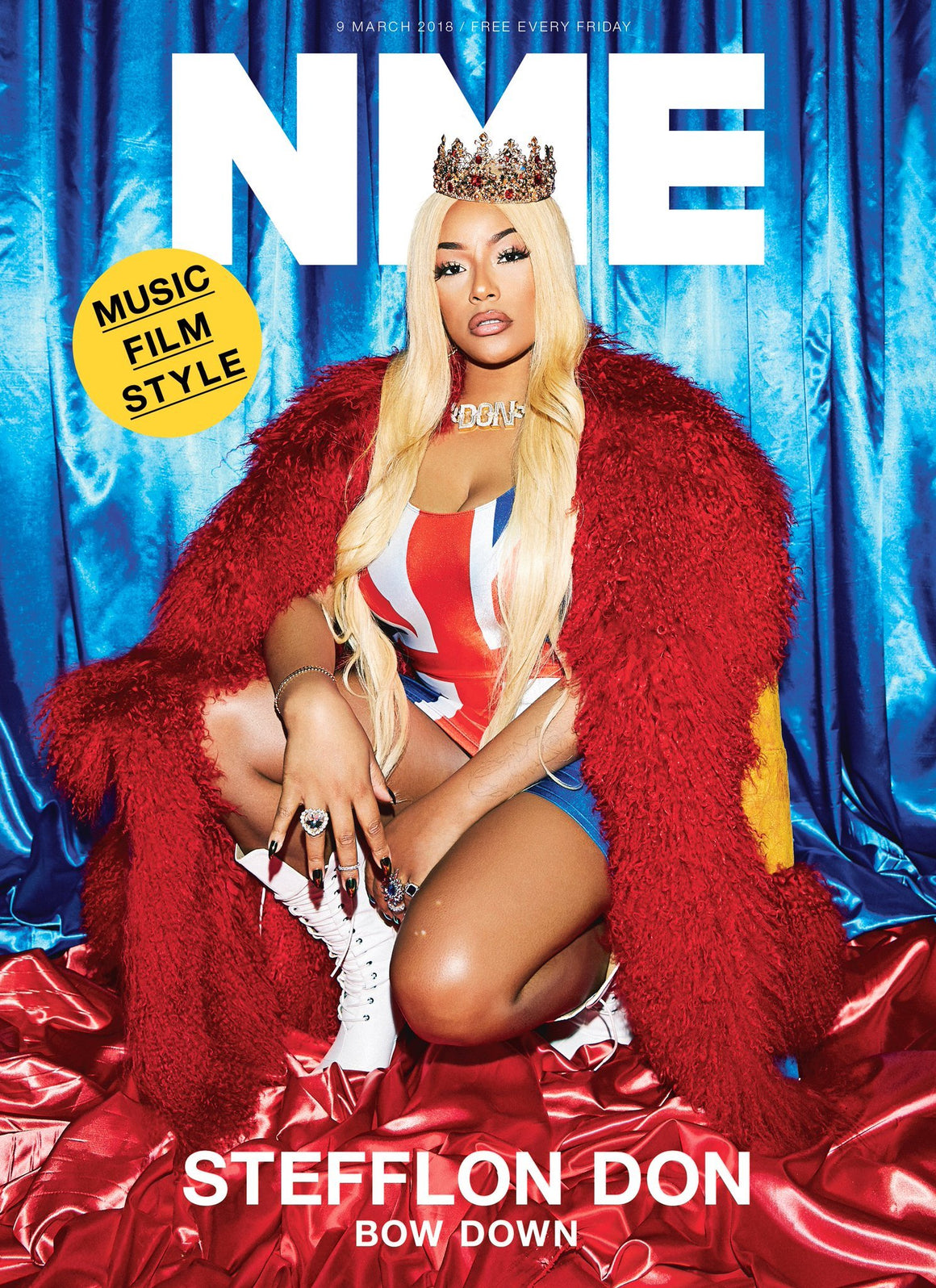 UK NME Magazine MARCH 2018: STEFFLON DON COVER & INTERVIEW - FINAL ISSUE