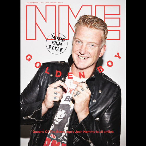 Josh Homme of Queens of the Stone Age on the cover of NME Magazine
